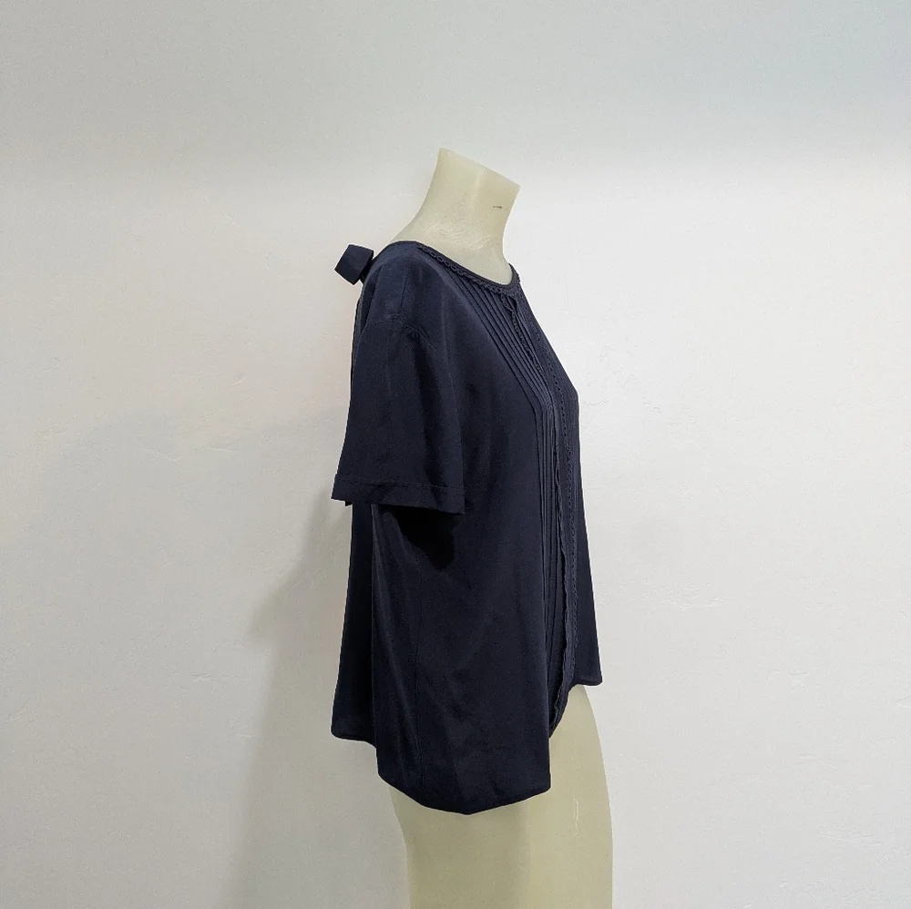 Brooks Brothers Navy Blue Women's Top Size 14